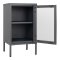 Dalby Vitrinenschrank 1 Glastr grau.