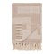 Adana plaid 130x180 cm taupe.