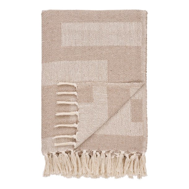 Adana plaid 130x180 cm taupe.