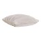 Galena pude imiteret pels, 45x45cm hvid.