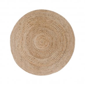 Broom teppe rundt 90 cm i jute natur.