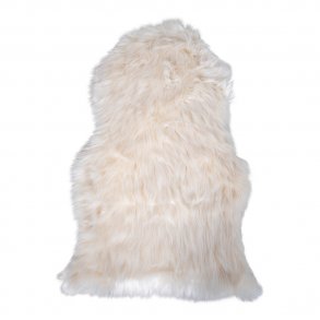 Laila lammskinnsimitation 50x85 cm, natur.