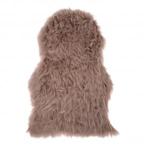 Laila lammskinnsimitation 50x85 cm, svampfrgad.