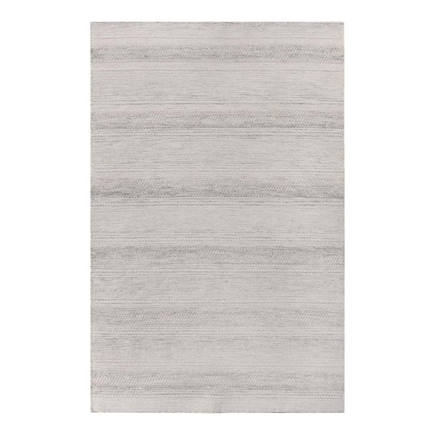 Adoni tppe hndvvet 200x300cm rhvid, lysegr.