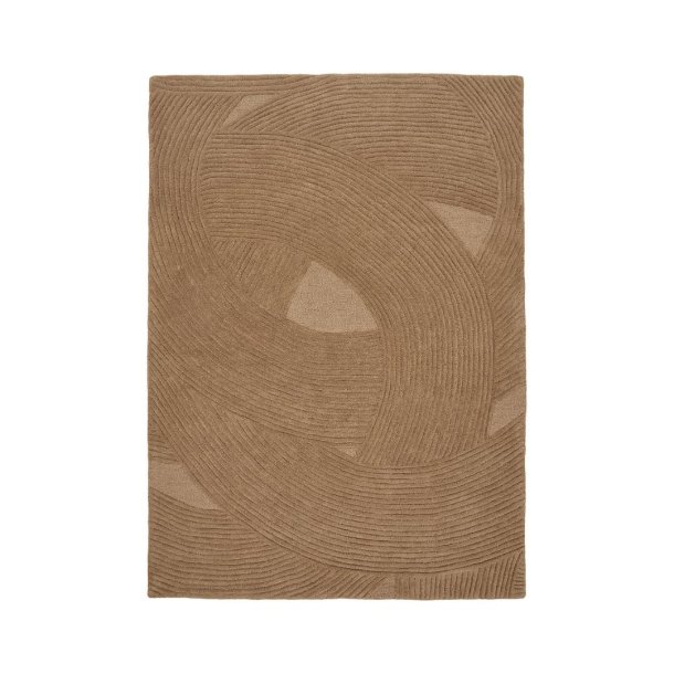 Rikke dywan 160x230cm ręcznie tkany brązowy.