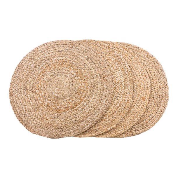 Bombay dkkeservietter 38cm, st af 4 natur.