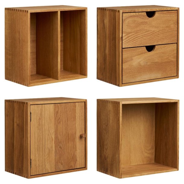 Mina vgghylla set med 4 ek.