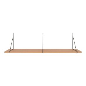 Chiba Wandregal Esche furnier,schwarz.