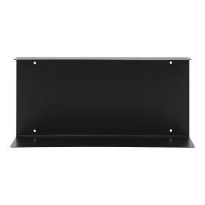 Lille Wandregal 40x18x18cm schwarz.