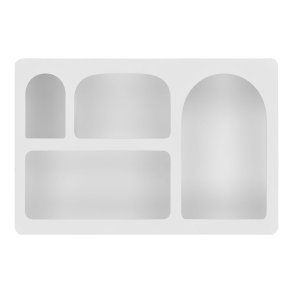 Bryne Wandregal 40x13x60cm wei.