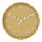Rosolini Wanduhr lautlos Ø30cm Ocker.