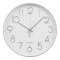 Bodil zegar ścienny bezgłośny srebrny.
