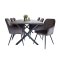 Moss Salle  manger, 1 table  manger et 6 chaises, champignon et chne. 
