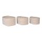 Cadima Korb Satz von 3 Stk. beige.