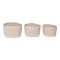 Cadima Korb Satz von 3 Stk. beige.