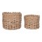 Penela Korb Satz von 2 Stk. hellbraun.