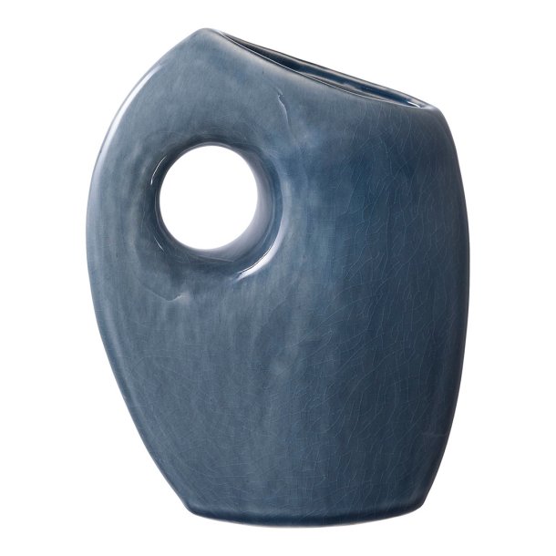 Almada Vase blau.