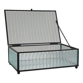 Caja de cristal de Santorini lista.