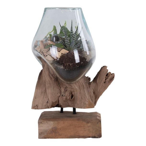 San Marino Waterdrop h25 cm teak.