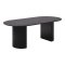 Kyoto ensemble pour salle � manger table � manger brun fonc�, 6 chaises boucl� marron.