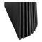 Tokyo Essgruppe Esstisch inkl. 2 Einlegeplatten 120x120-160-200 cm Schwarz und 6 Sthle Boucl Wei.