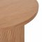 Kyoto ensemble pour salle � manger table 100x210cm nature, 6 chaises boucl� blanc.