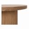 Kyoto ensemble pour salle � manger table 100x210cm nature, 6 chaises boucl� blanc.