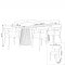 Tokyo Essgruppe Esstisch inkl. 2 Einlegeplatten �120x120-160-200 cm smoked und 6 St�hle Boucl� Wei�.
