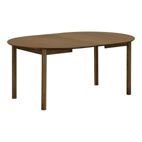 Nobeoka spisebord �120cm inkl. 2 ileggsplater 220cm eikefiner smoked.