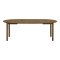 Nobeoka spisebord �120cm inkl. 2 ileggsplater 220cm eikefiner smoked.