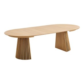 Tokyo spisebord �120cm inkl. 3 ileggsplater 240cm eikefiner natur.