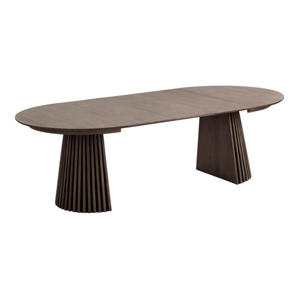 Tokyo spisebord �120cm inkl. 3 ileggsplater 240cm eikefiner smoked.