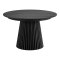 Tokyo spisebord �120cm inkl. 3 ileggsplater 240cm eikefiner svart.