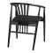 Asti spisestuestol med arml�n b�getr�.