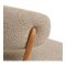 Rivato spisestuestol egetr� dekor, stof sandfarvet.