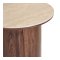 Minamata sidebord �45cm, keramisk bordplate travertin, valn�tt dekor.