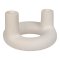 Ovar lysestage beige.