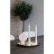 Ovar lysestage beige.