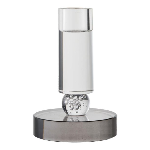 Vina świecznik 9 cm szary, biały.