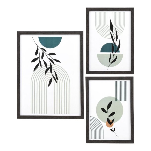 Alva ramka zestaw z 3 czarna.