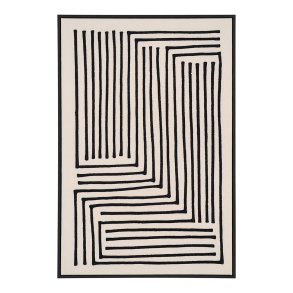 Lipari Druk na płótnie No.3 60x90 cm czarny, beżowy.