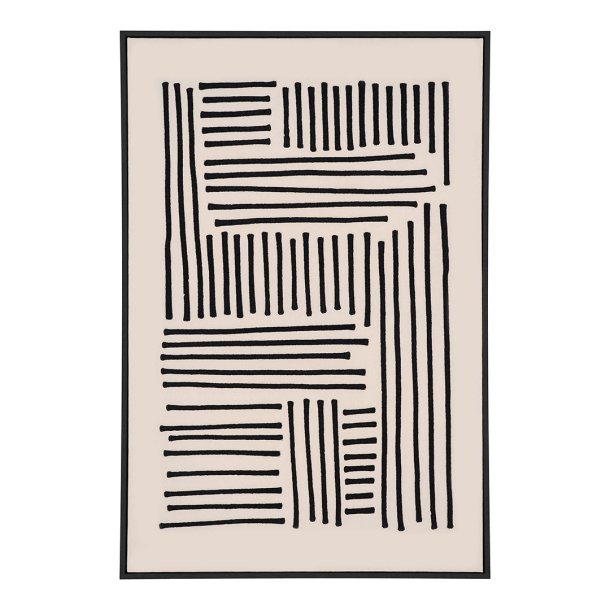 Lipari Druk na płótnie No.1 100x140 cm czarny, beżowy.