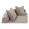 Cairo sofa , daybed med 2 puder natur.