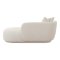 Mykonos Sofa , Daybed mit Kissen natur.