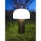 Soham Lampa zewnętrzna LED ładowalna biała, dekor miedziany.