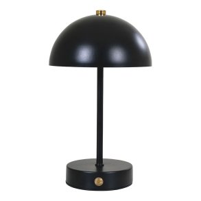 Holt Bordslampa LED uppladdningsbar svart.