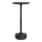 Lyneham Tischlampe LED wiederaufladbar schwarz.