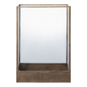 Manali Lampa latarnia w stylu antycznego mosiądzu.