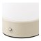 Rosa lampe de table rechargeable beige, blanche.