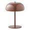 Anja lampe de table rechargeable marron.